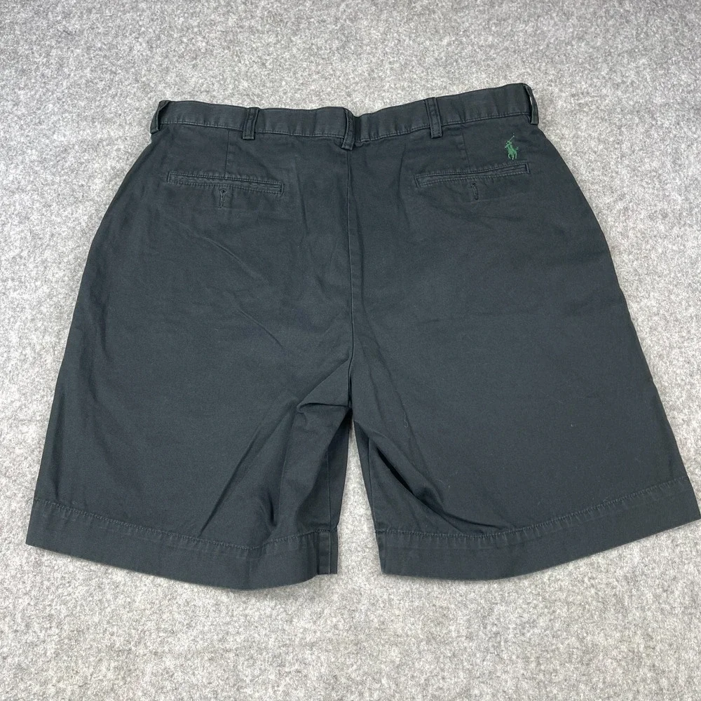 Polo Ralph Lauren Prospect Shorts Mens 36 Black Chino Preppy Golf Summer Casual